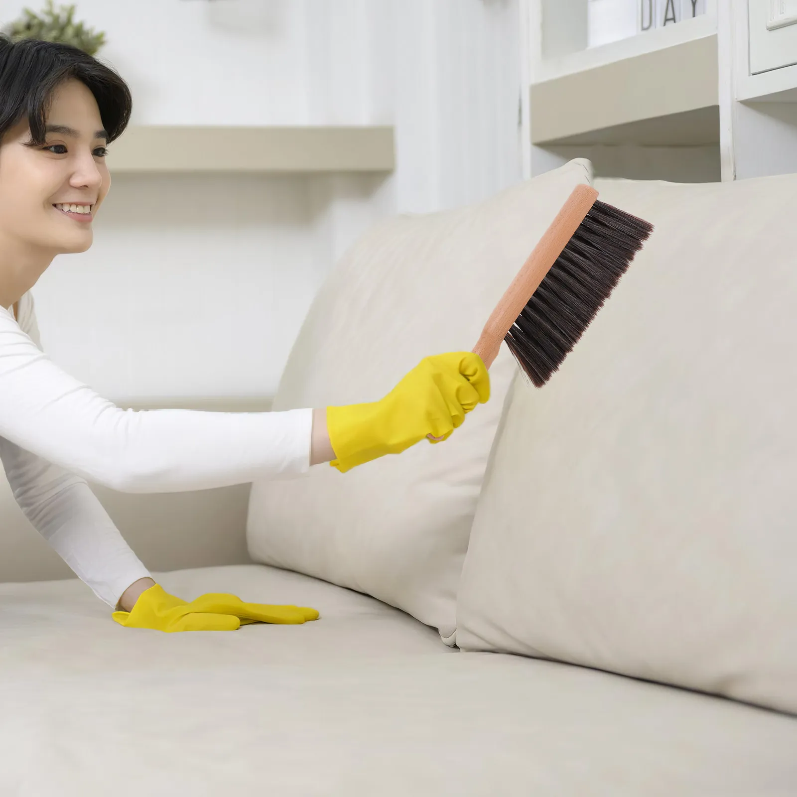 Fireplace Cleaning Brush Wood Handle Compact Hearth Dusting Brush Fireplace Broom Ash Sweeper Stove Cleaning Tool Multi Hearth