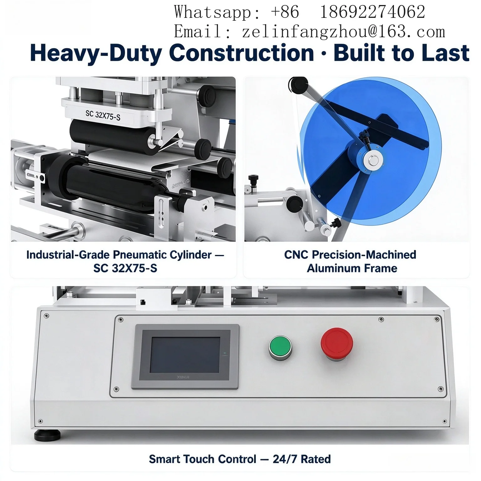 Semi Automatic Flat Label Applicator Film Wood 20-30 Pcs Min Smart Touch Box Bottle Electronics Hardware 220V Pro Kit