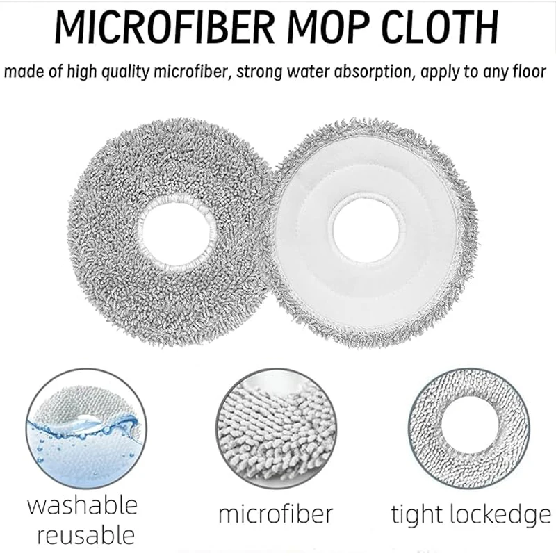 For Xiaomi X20 Max/X20 Pro/D109GL Robot Vacuum Accessories Main Brush HEPA Filter Side Brush Mop Pad Dust Bag Replacement Parts view 5