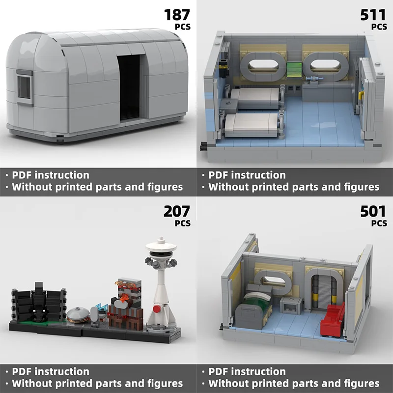 DIY toys for science fiction enthusiasts: Falowt！Small scene kits for future industrial buildings, three-dimensional room models