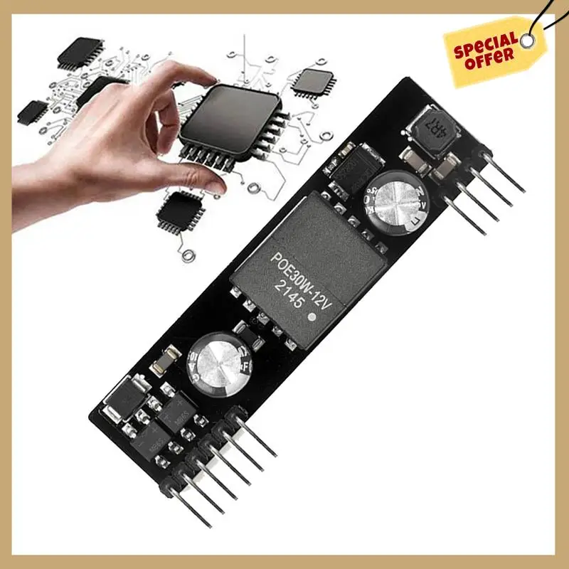 PM1202 Moduł POE 12V 2A Pin Wbudowany izolowany Obsługuje moduł POE 100M 1000M-WMAN