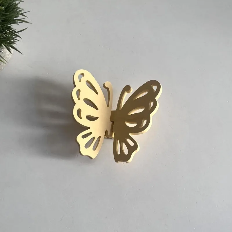 3D Farfalla Giunzione Gesso Ornamento Stampi In Silicone Animale Fai Da Te Primavera Confezione Regalo Decorazione Della Casa Stampo In Resina Artigianato Casting
