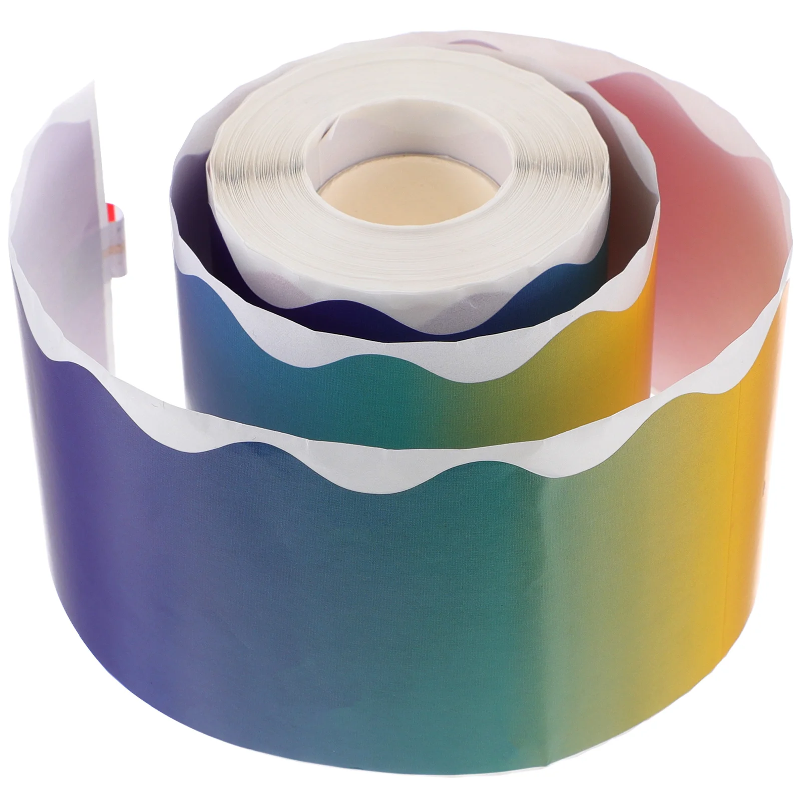 

Gradient Rainbow Stickers Board Border Trims Bulletin Strip Blackboard Color Decorate