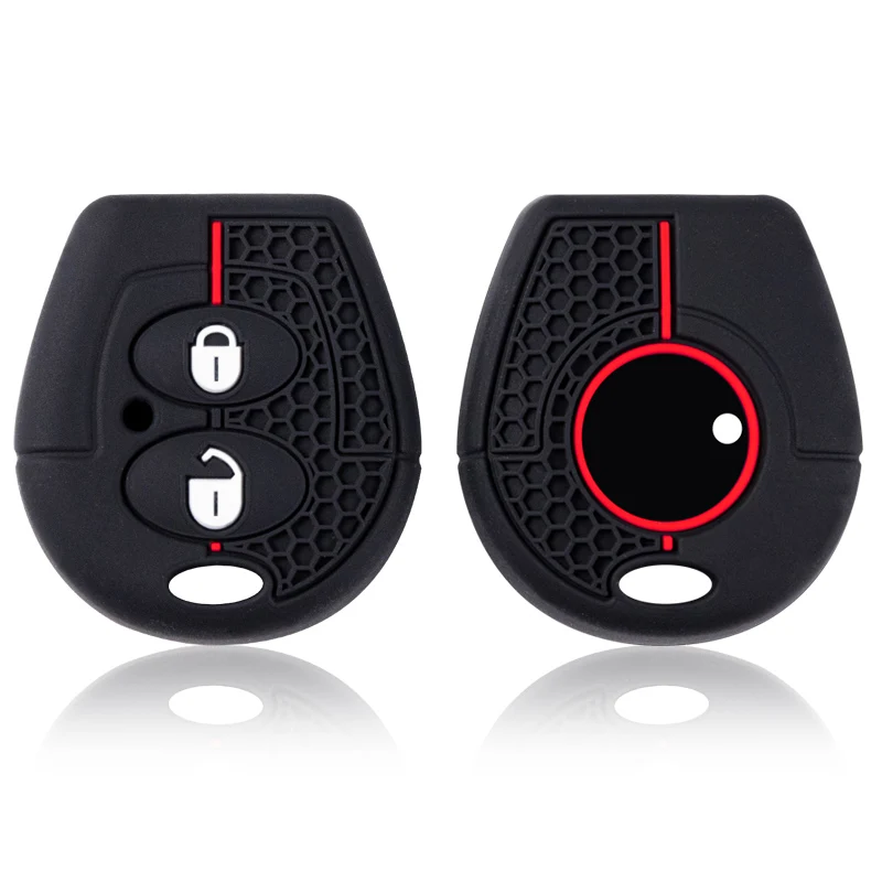 2 أزرار حافظة مفاتيح سيليكون للسيارة حماية لشركة فولكس فاجن بولو جولف باسات بورا جيتا شاران سكودا اوكتافيا سيات ليون إيبيزا