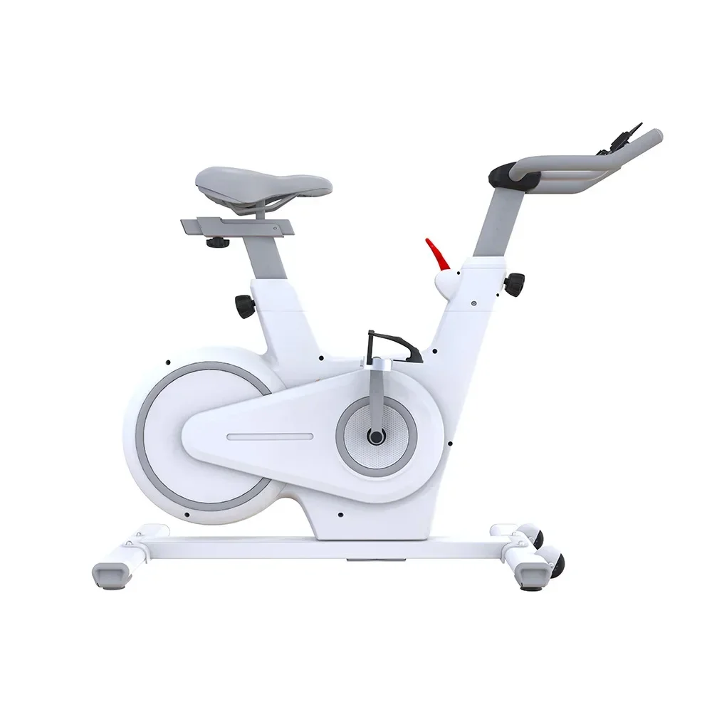 

White Magnetic Control Indoor Fitness Spinning Bike Home Control New 2024