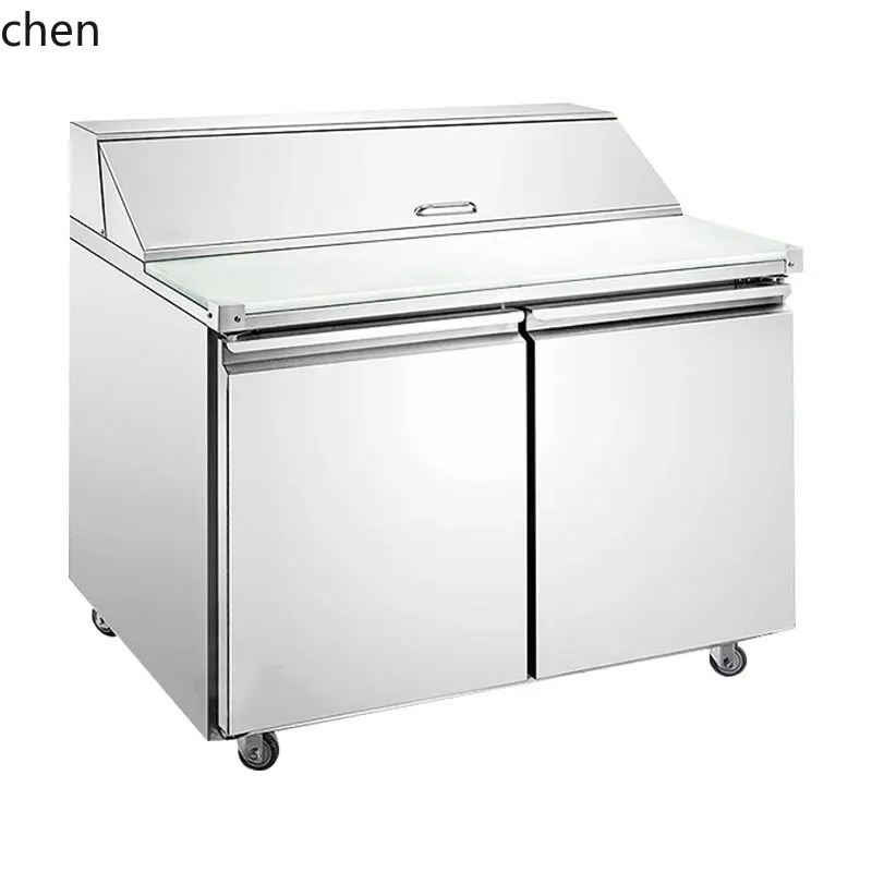 HXL Salad Workbench Refrigerated Freezer Workbench Cold Storage Fresh-Keeping Operation Table