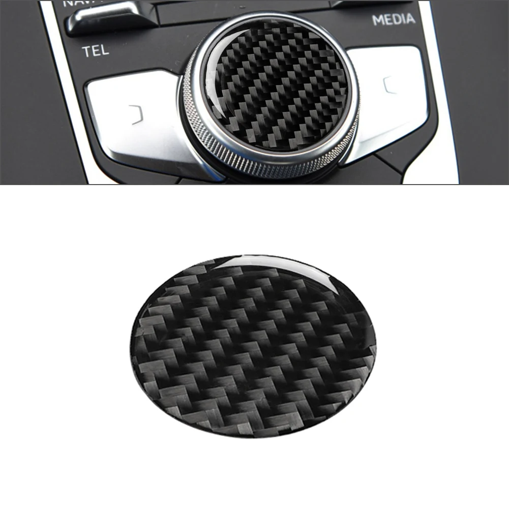 Car Interior Multi-Media Control Knob Cover Trim For Audi A3 8V 2014-2019