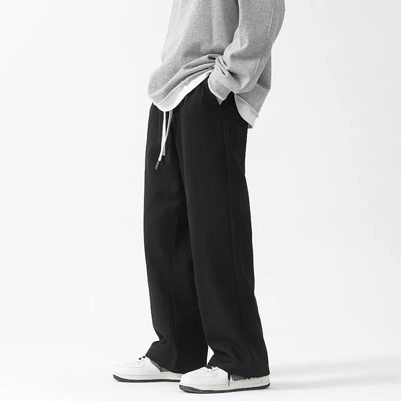 

Men Casual Pants Men Harajuku Men's Harem Pants Fashion Straight Trousers Elastic Waist Jogger Sweatpants New Streetwear