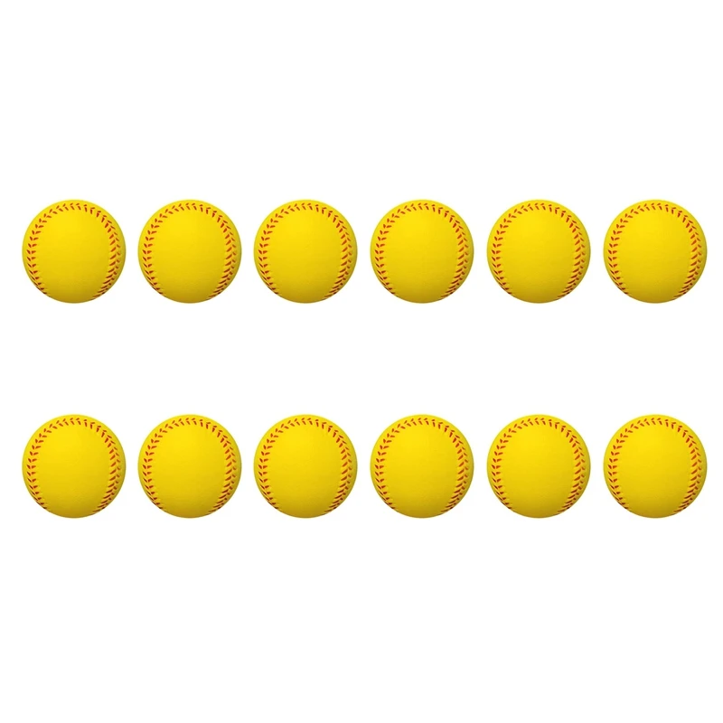 

12Pcs Mini Sports Balls For Kids Party Favor Toy Baseball Squeeze Foam For Stress, Anxiety Relief, Relaxation