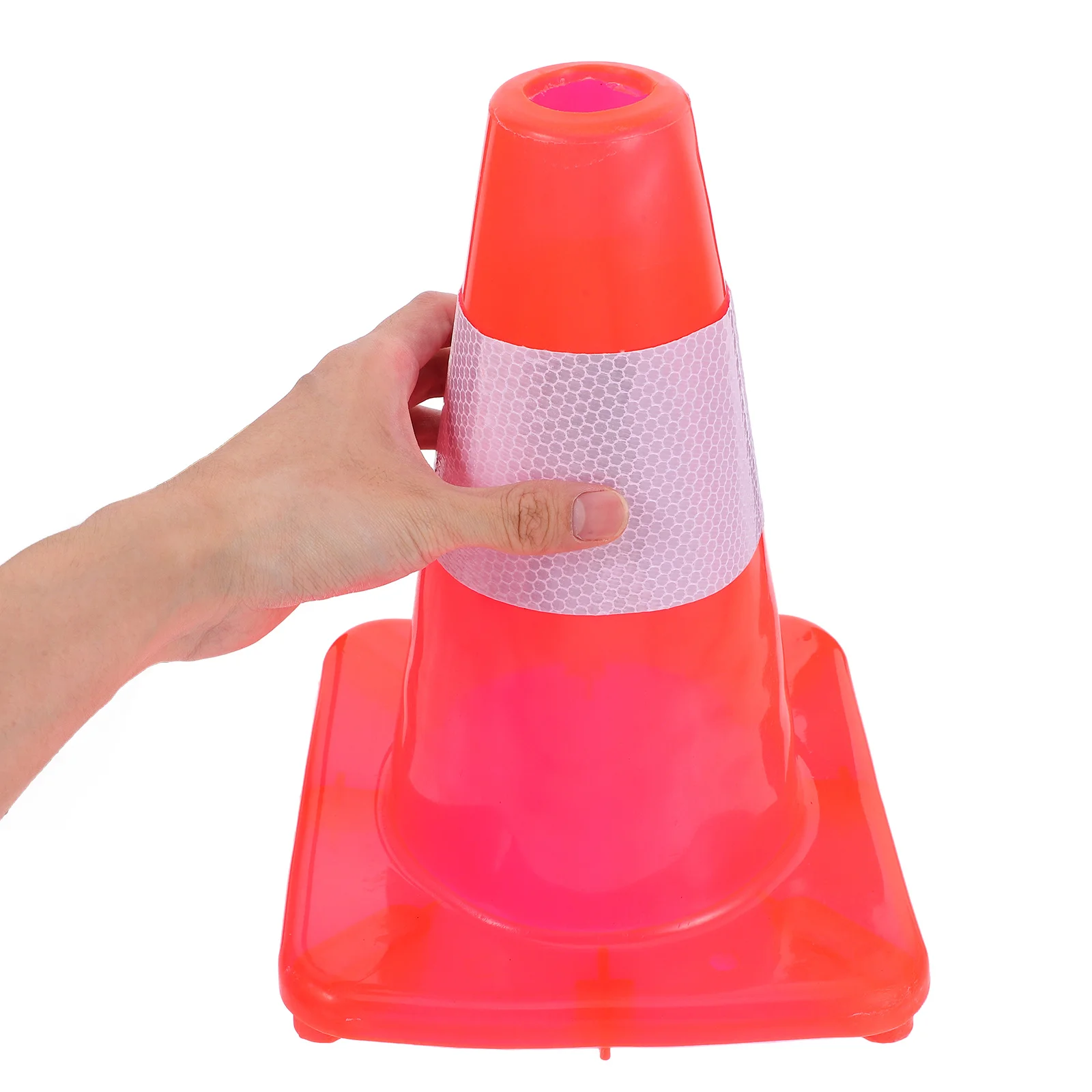 Reflective Road Safety Cone Durable Plastic Traffic Cone for Construction Parking Sports Training Safety Cones