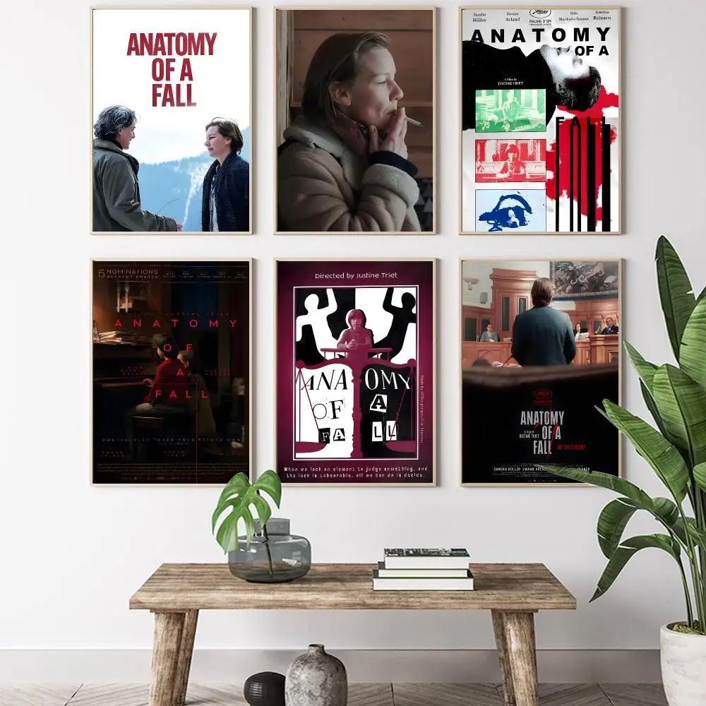 highly rated movie A-Anatomy of a Fall Painting Calligraphy HD Canvas Poster living room bedroom bar aesthetic decoration