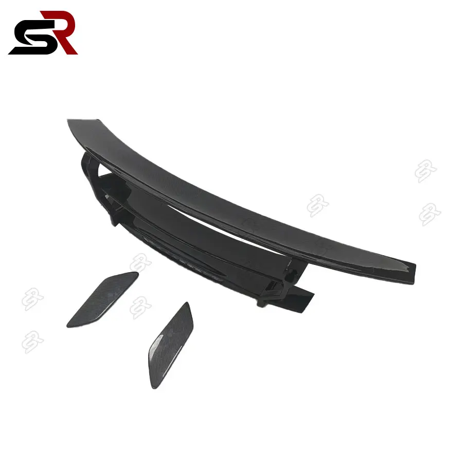 For Mercedes-benz AMG GT GTR GTS BS Style Carbon Fiber Tail fins Rear Spoiler Car Wing Retrofit the rear wing body kit