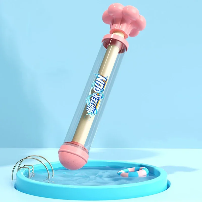 1PC 引き出し式水鉄砲 水遊びパーティー 芝生インタラクティブ水スプレーおもちゃ 公園ビーチ 夏の水遊びギフト