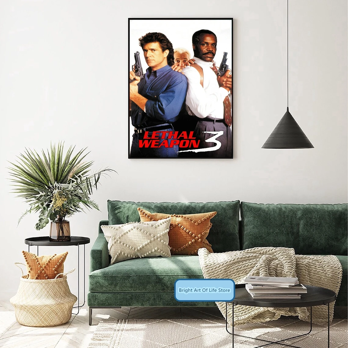 سلاح قاتل 3 ملصق الفيلم ديكور المنزل طلاء جدران (بدون إطار)