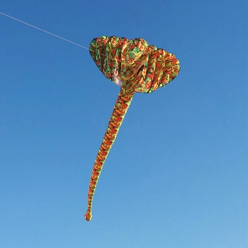 Envío Gratis, cometa de elefante, juguetes voladores para niños, equipo de kitesurf, cometa de ballena su maymunu atan tabanca, divertido al aire libre, carrete de cometa, juguete