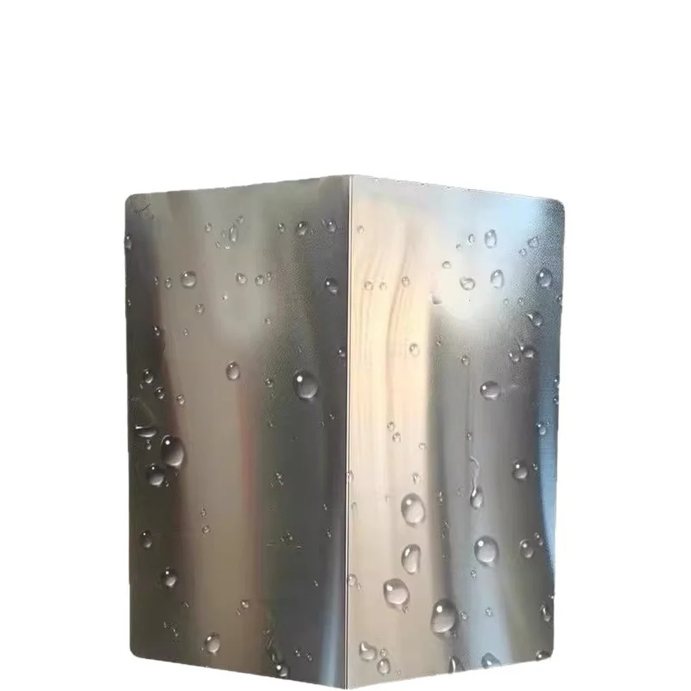Stainless Steel Camera Rain Cover Outdoor Waterproof for Observation Cameras with Complete Mounting Hardware Set