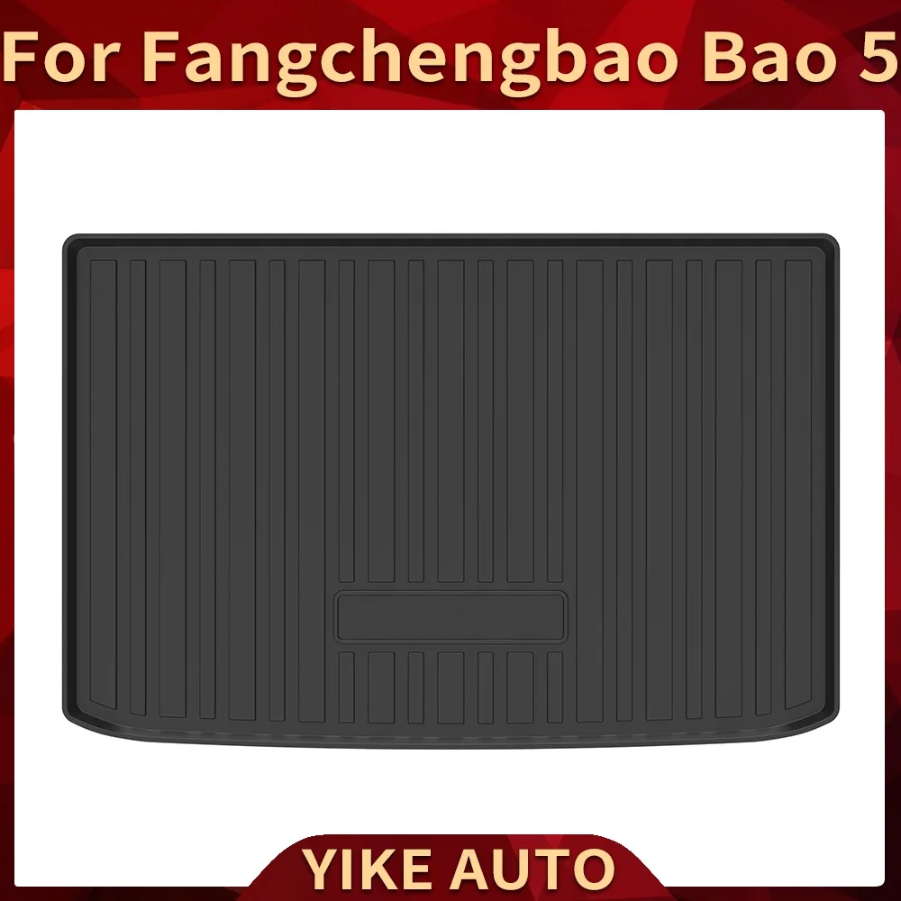 

For Fangchengbao Bao 5 2023-2024 Auto Car Cargo Liner All-Weather TPE Non-slip Trunk Mats Waterproof Tray Trunk Carpet Accessory