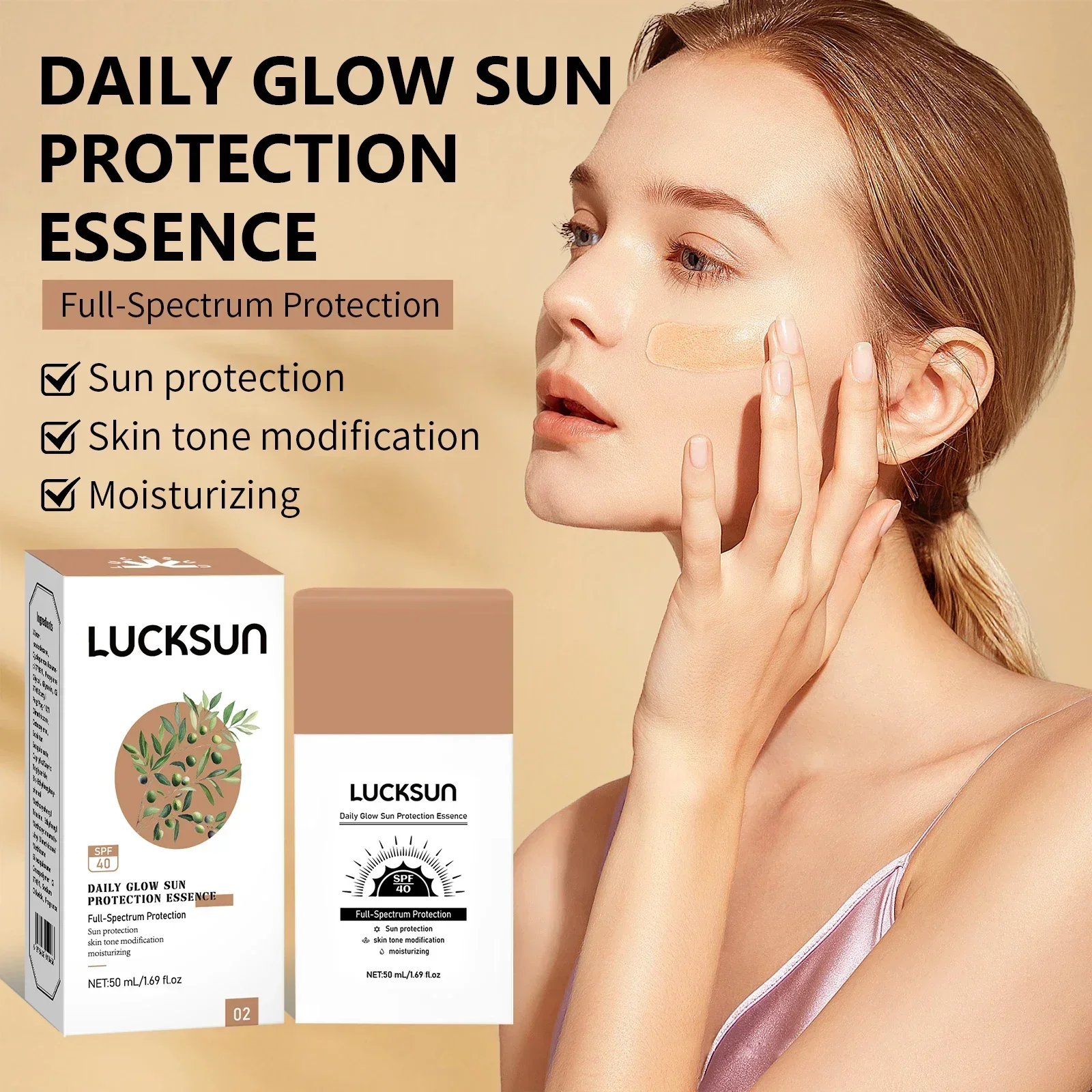 Base de protección solar para uso diario, alta cobertura, Control de aceite, hidratante, resistente al agua, maquillaje no pegajoso, protector solar