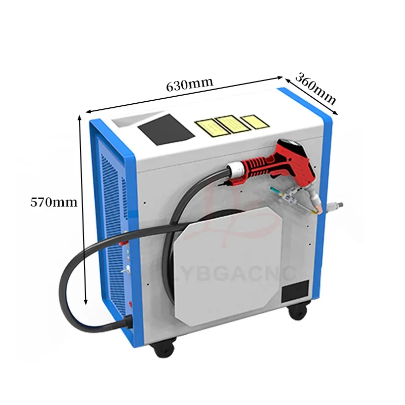 1440W Air-cooled Handheld Portable Welding Cutting Machine Metal Energy Saving Single Pulse Energy With Single Wire Feeder