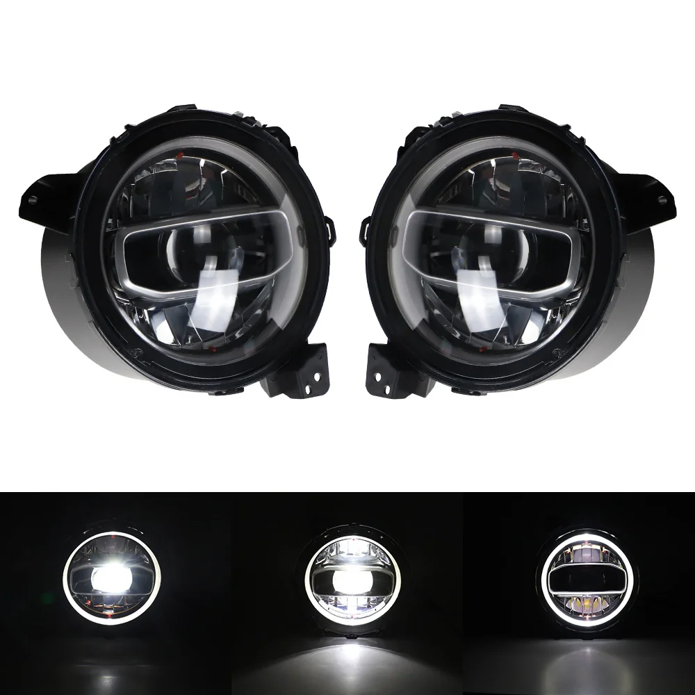 9Inch Round Led Headlight Hi-low Beam DRL for Wrangler JL JLU Rubicon 2018-2023 and Gladiator JT 2020+