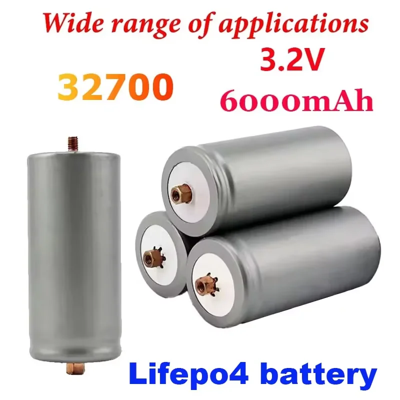 Rechargeable Lifepo4 Original Battery 3.2V 32700 6000mAh Electric Vehicle Solar Street Light Golf Cart Medical Equipment Etc