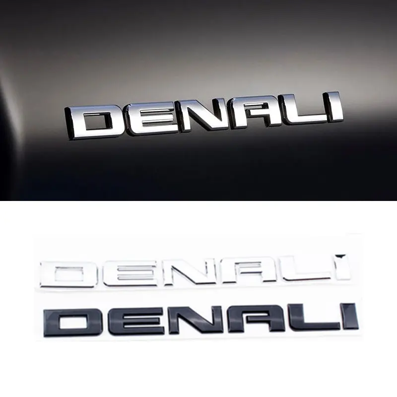 

Автомобильные наклейки с логотипом DENALI для Chevrolet GMC DENALI sierra 2500 3500HD, автомобильные наклейки, ремонт бокового крыла, двери, багажника, этикетки, аксессуары