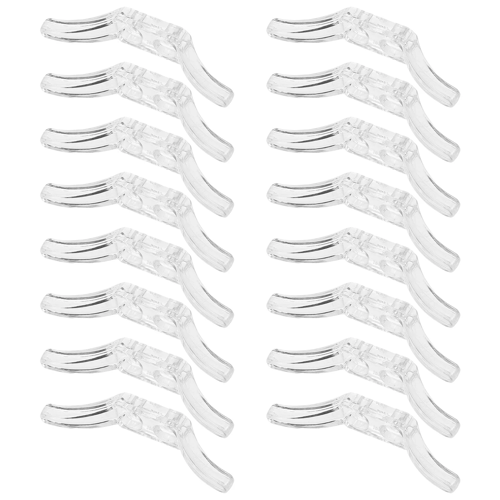 

16pcs Curtain Cleats Blind String Holder With Screws For Safety Cord Holder Window Blind Clips Management Decor Accessories