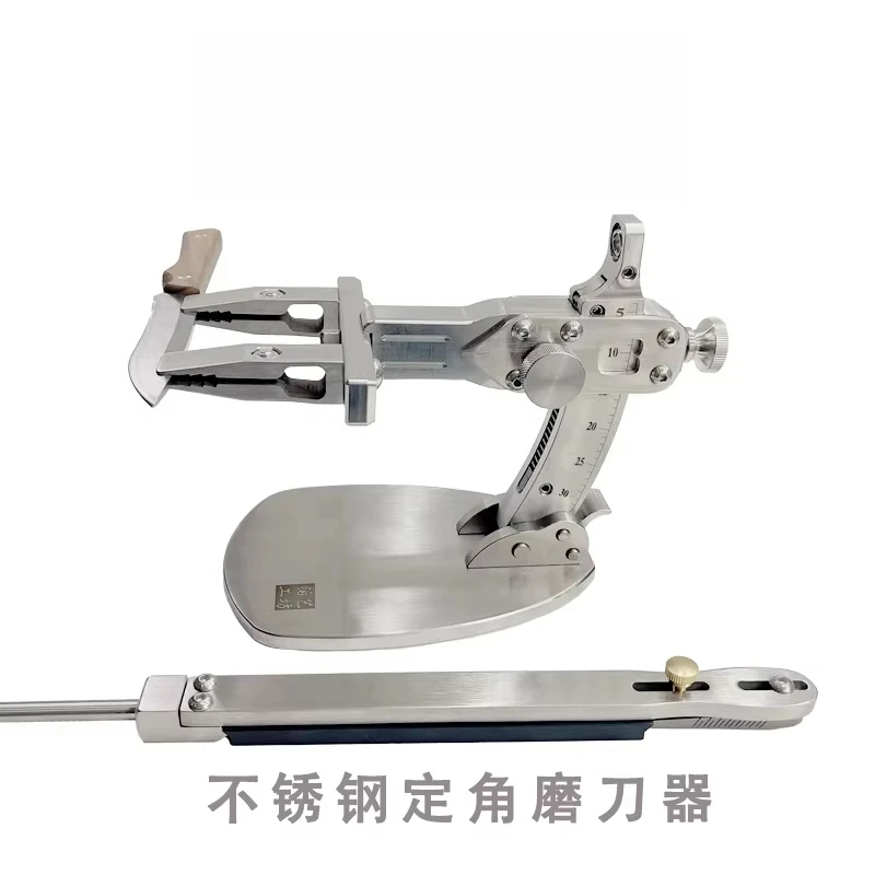 304 Stainless Steel Fixed Angle Knife Sharpener, Premium Blade Edge Sharpening Tool