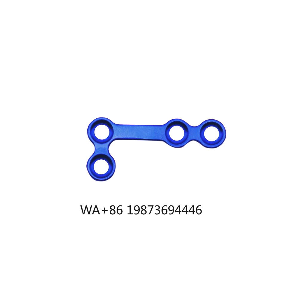 

Quality Assured CE/ISO Maxillofacial 2.0mm 90 Degree L-type Locking Plate Made in China
