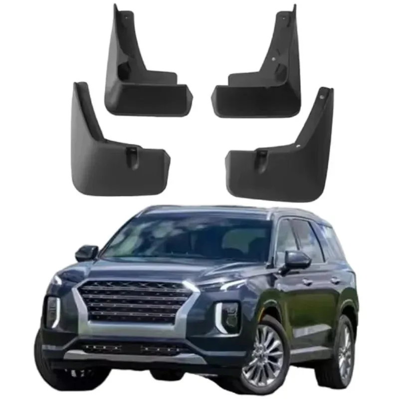 

High Quality Car Accessories PP+TPR Car Splash Guard mudguard mudflaps fender for Palis 2019 Type a