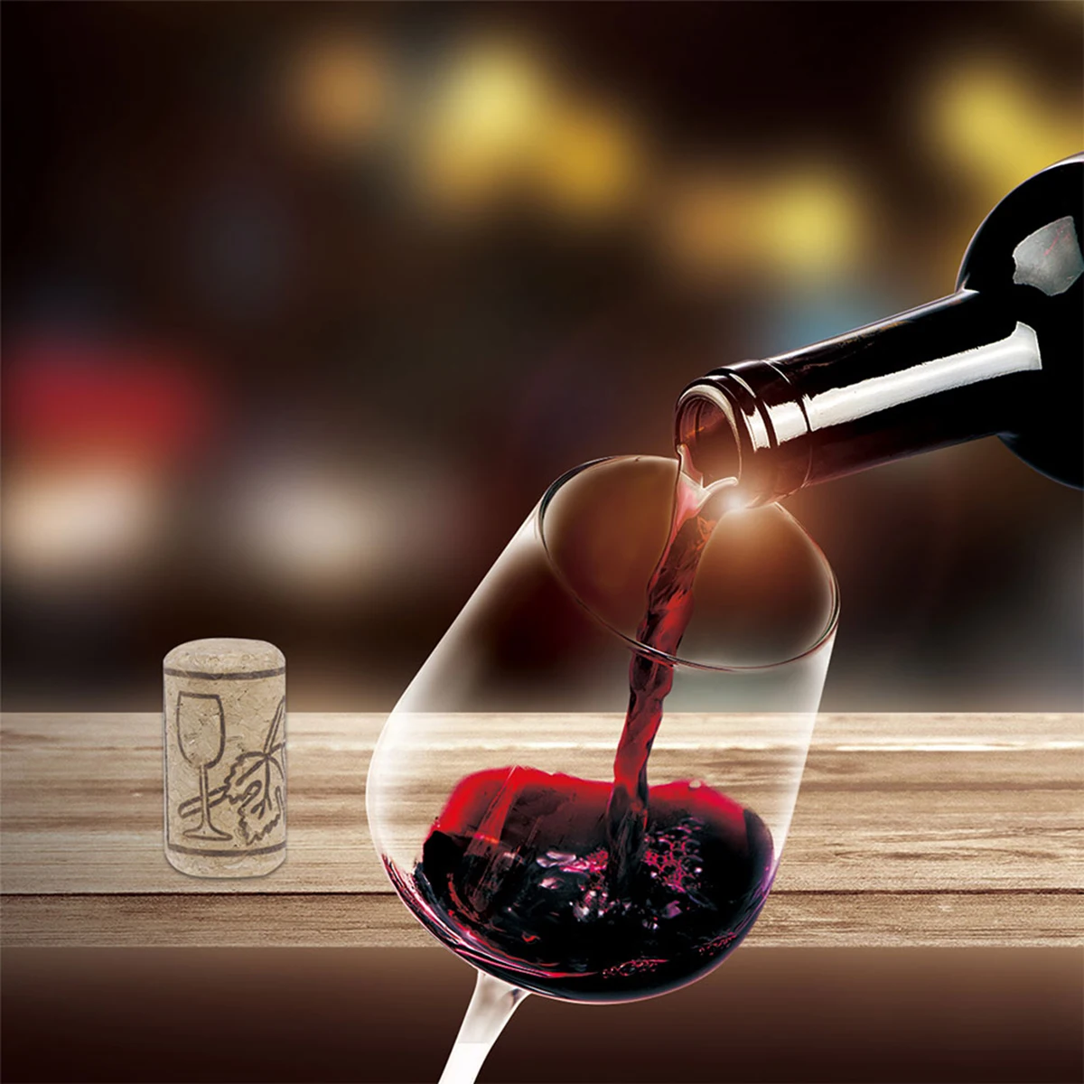 

150 Pcs Wood Bottle Stoppers Eco Friendly Leakproof Sealing Cork Airtight Seal For Home Winemaking Bulk Cover