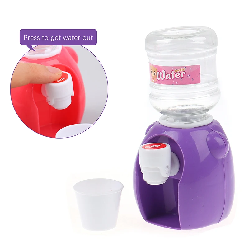 Mini Water Dispenser Voor Kinderen Kids Gift Leuke Drinkwater Fontein Simulatie Cartoon Keuken Speelgoed Speelhuis Speelgoed