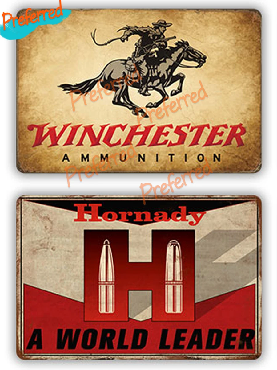 Decorative Car Stickers Winchester Vintage Signs Retro Poster Decals Vinyl High Quality Car Window Motorcycle Styling Decals PVC