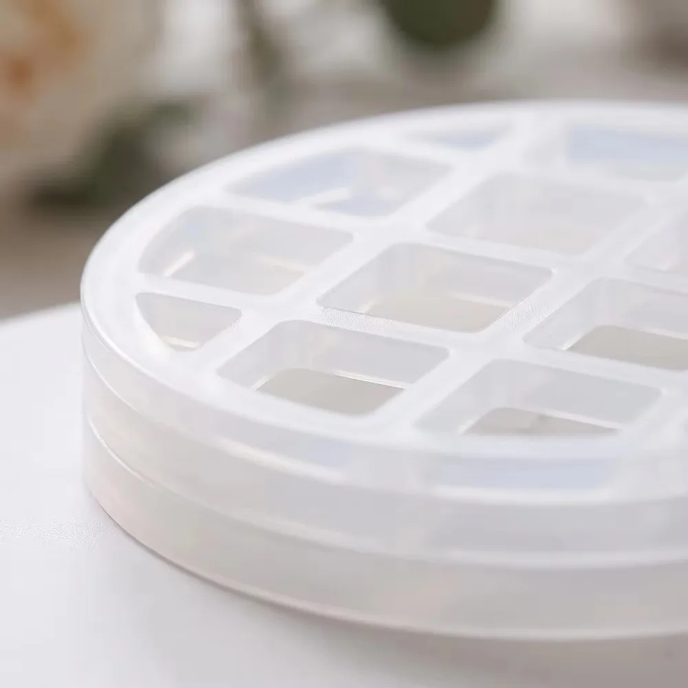 Stretchable Silicone Blossom Grid Reusable Flexible Floral Stem Holder Washable Silicone Flower Arranger Holder