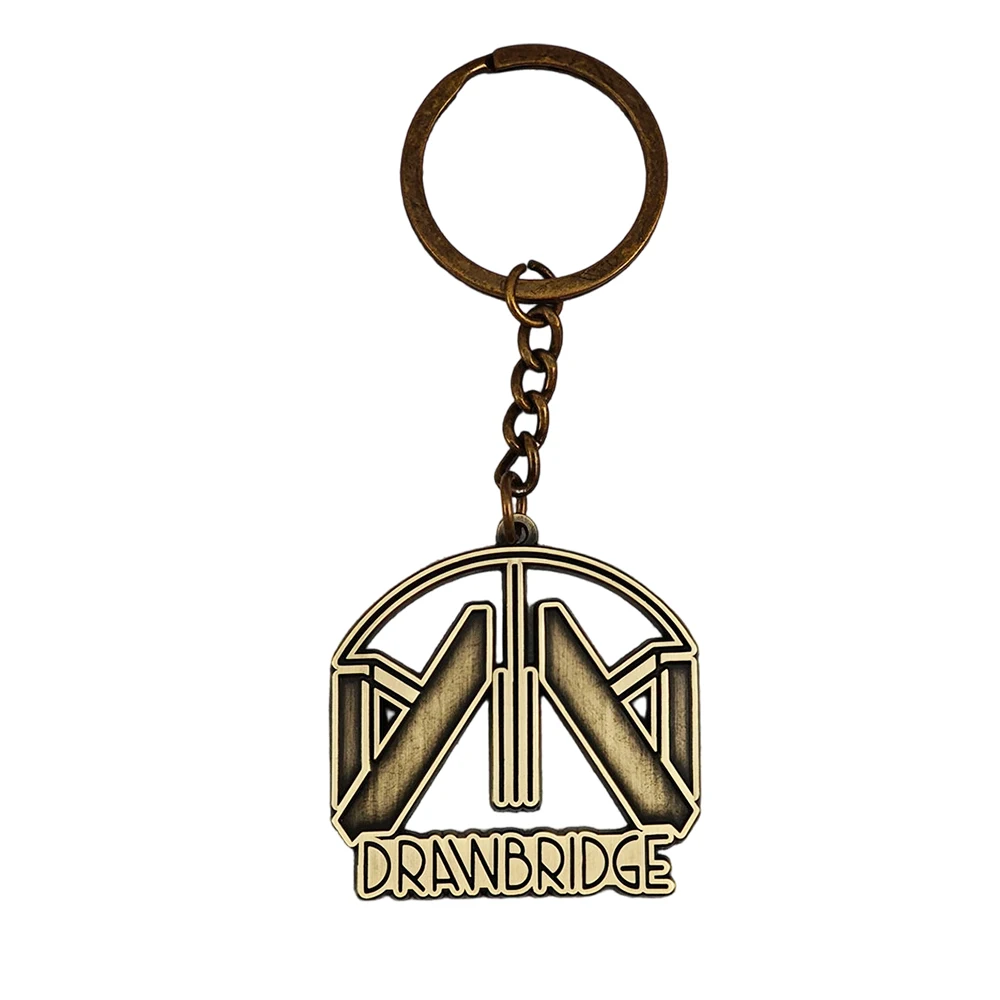 Death Stranding 2 Schlüsselanhänger Metall-Brücke Logo Anhänger Schlüsselring Fragile Logistics Hideo Kojima Spiel-Fans Cosplay Rucksack Auto B – Detail 6