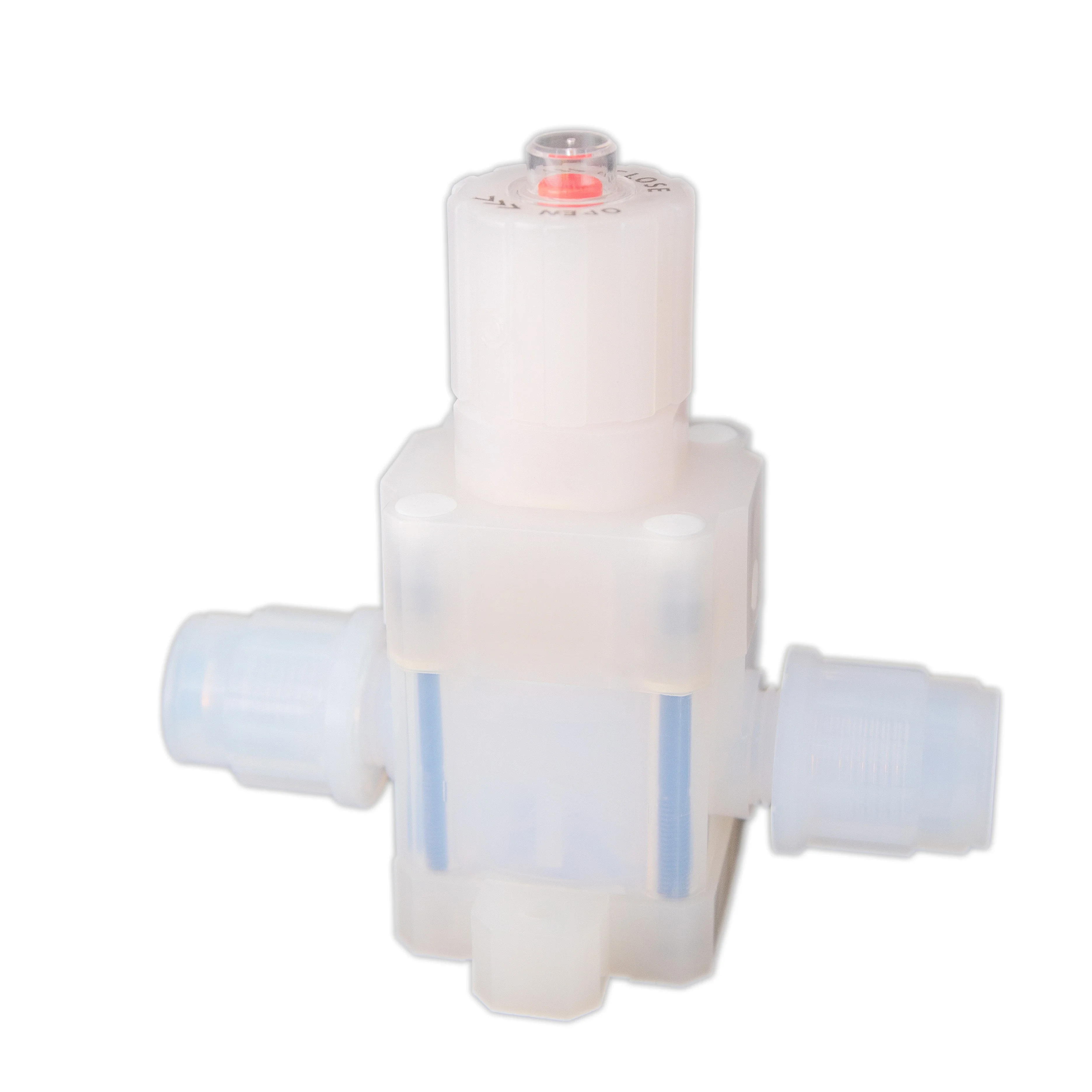 High Purity 1IN  Flared Type PFA High Purity Pneumatic Diaphragm Valve