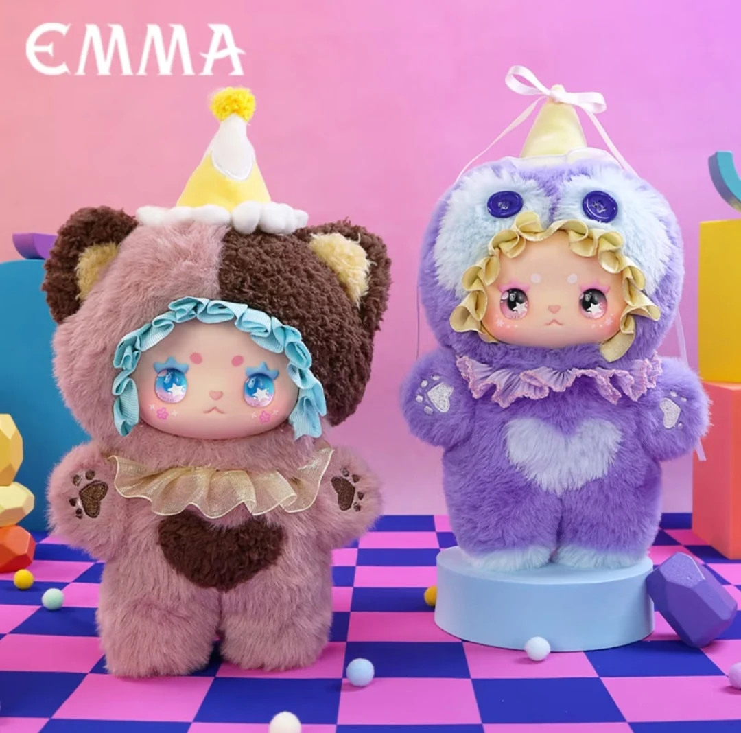 

Trendy Play Blind Box Emma Party Series Plush Model Vinyl Doll Cute Pendant Mystery Gift Ornament Collectible Toy
