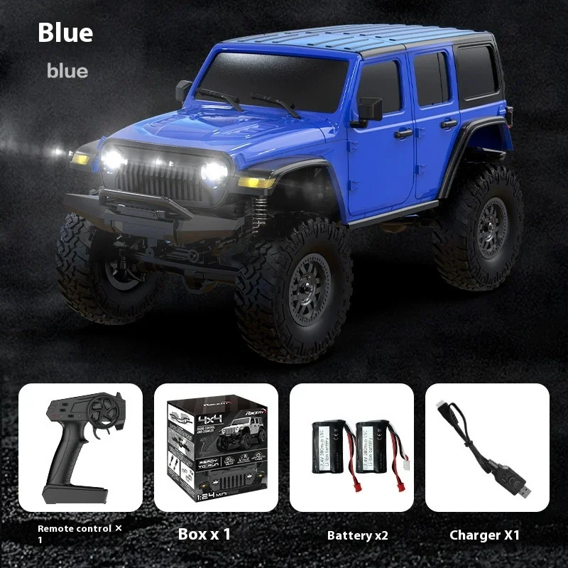 Orlans Wrangler Full Scale 1/24 Climbing Car Rc Four Wheel Drive Remote Control Car Adult Professional Off Road Vehicle