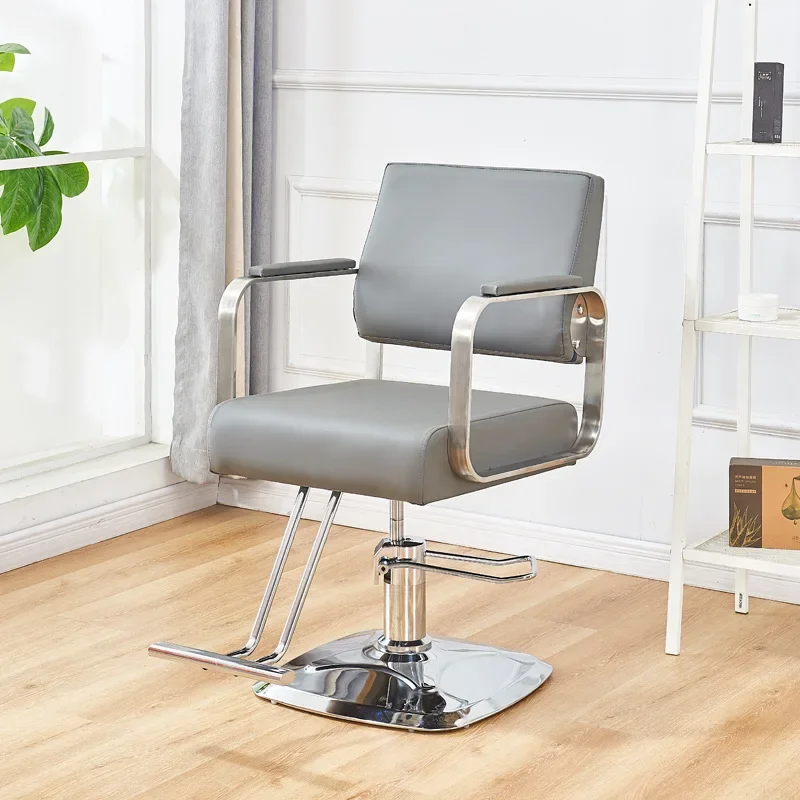 Hairdressing chair with adjustable height, hairdressing shop chair, hair salon exclusive salon hair cutting and beauty chair