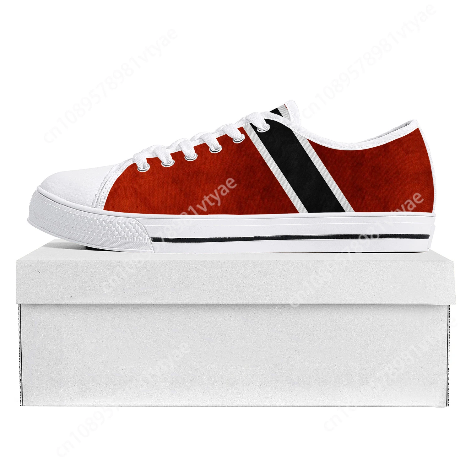 

Trinidad and Tobago Flag Low Top High Quality Sneakers Mens Womens Teenager Canvas Sneaker Prode Casual Couple Shoes Custom Shoe