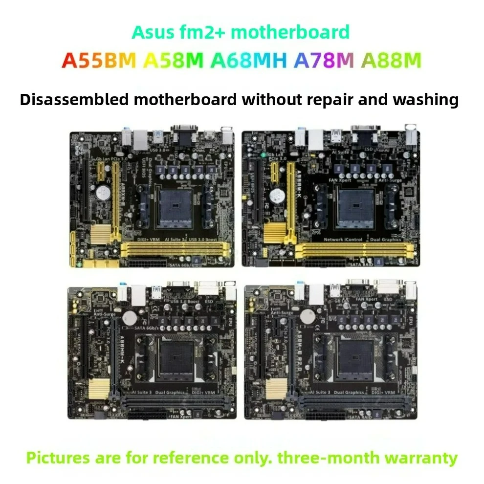 

Для ASUS FM2 + основная плата A55BM-E-K/A68HM/A58M-K/A88XM-A/PLUS основная плата 904 контакта (номер магазина) 0481)