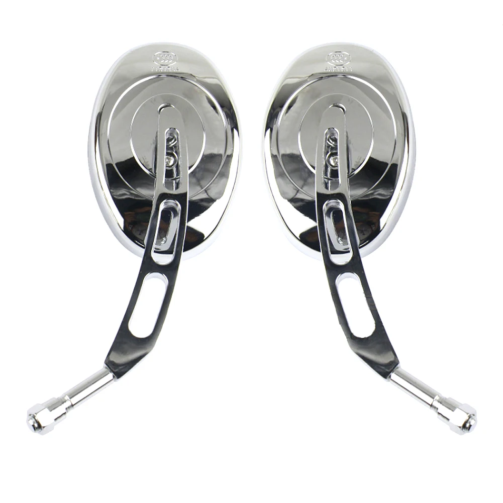 Motorcycle Oval Rearview Mirrors Universal Motorbike Side Mirror FOR Suzuki DL 650 v Strom sv1000 Honda Shadow 750 VTX 1800 1300