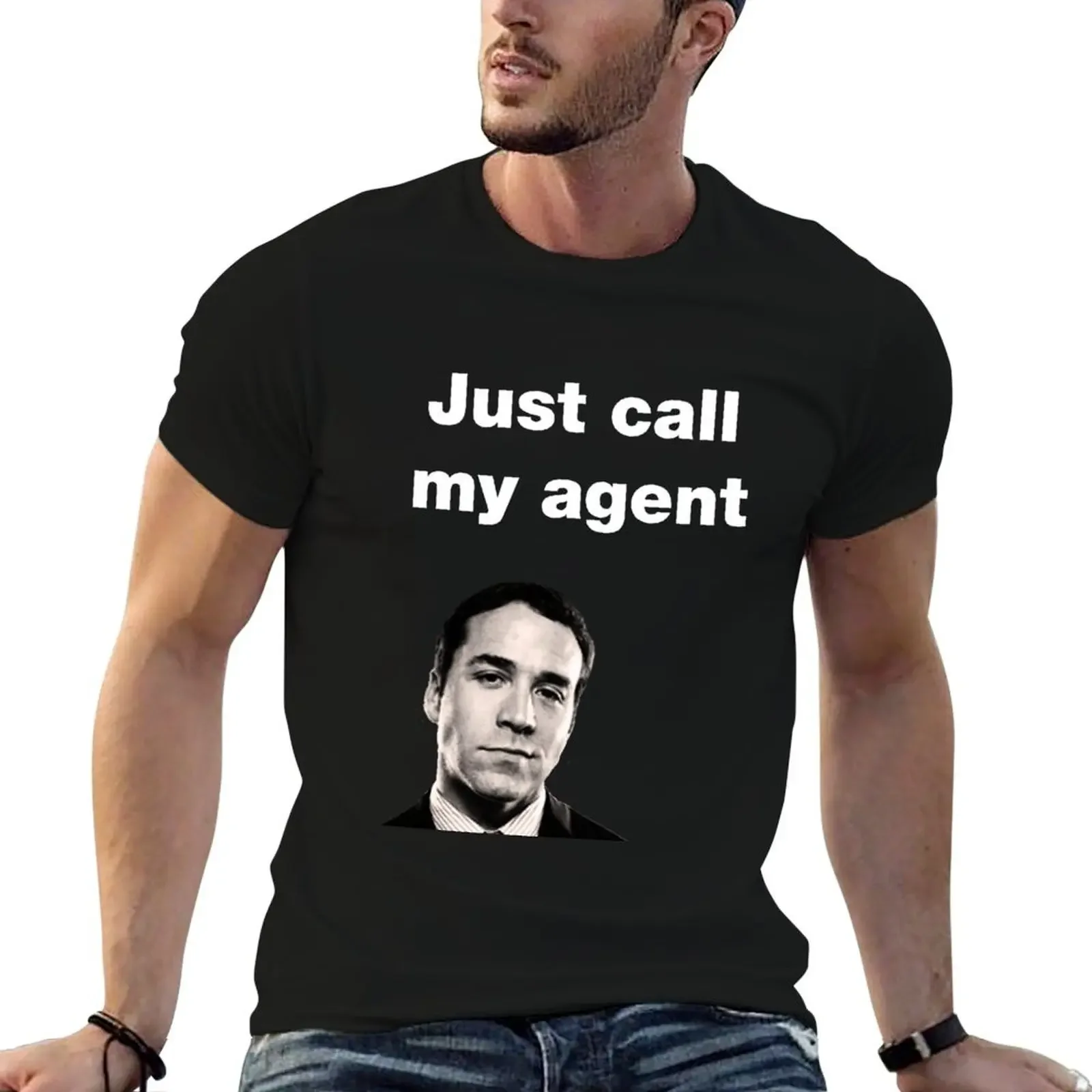 

Ari Gold - Entourage - Just Call My Agent T-Shirt tops quick-drying summer clothes shirts graphic Men's t-shirt