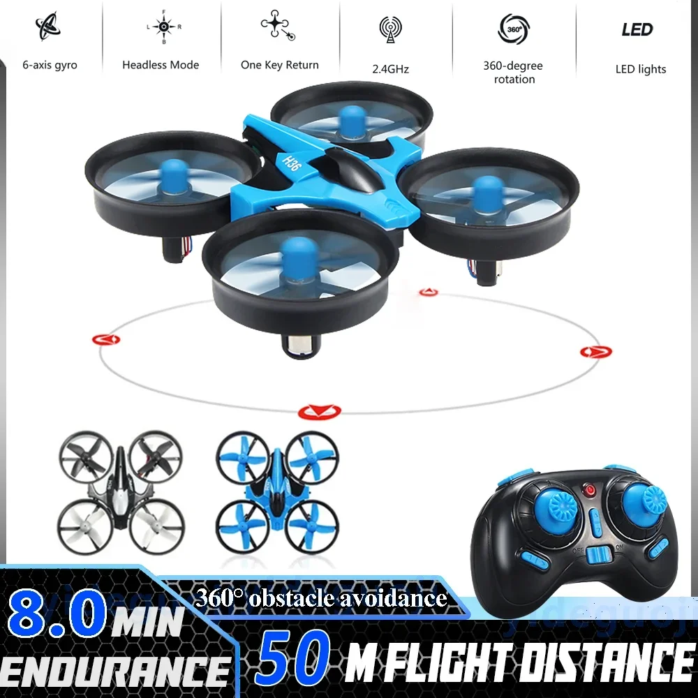 

JJRC H36 Радиоуправляемый мини-Дрон Вертолет с игрушкой 2,4 ГГц 6-осевой Дрон Безголовый режим Квадрокоптер с одной кнопкой возврата 360 ° откидная игрушка подарок