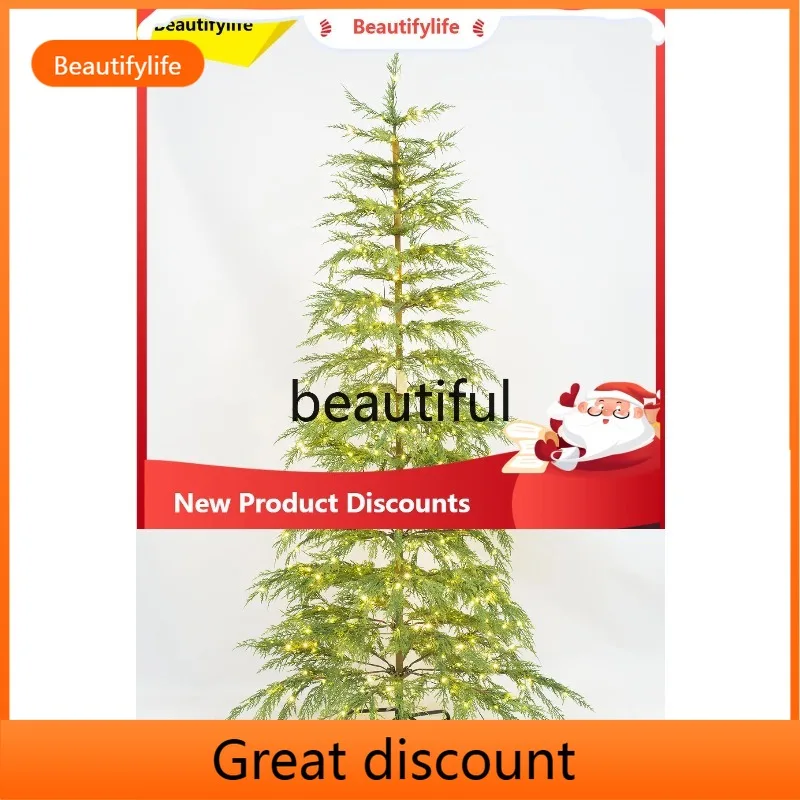 

a485 Christmas tree, warm white leather lights, Christmas tree Christmas, decorative ornaments