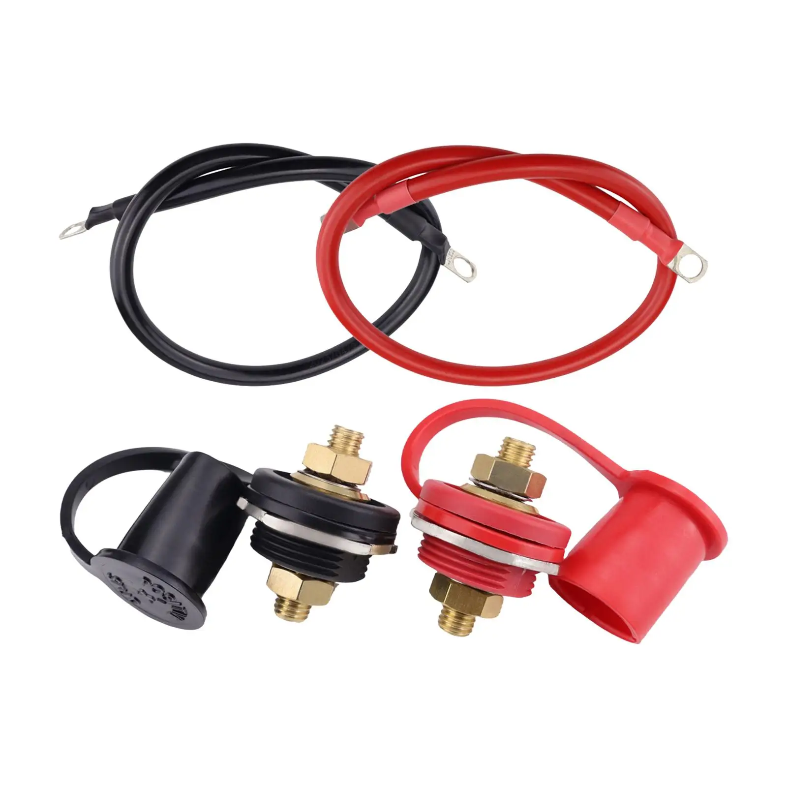 

thru Panel Battery Bulkhead Connectors 3/8" Stud for Trucks Auto SUV