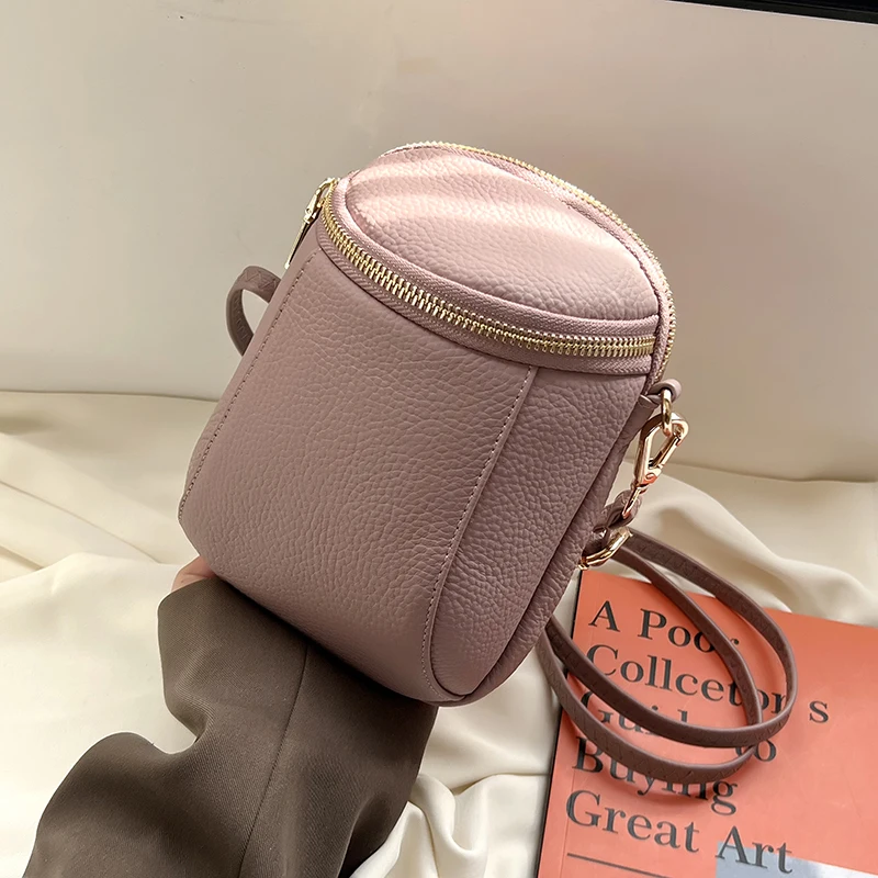 2022 genuine leather Women\'s Luxury Handbag One Shoulder Mobile Phone Bag Women\'s Messenger Bag NEW MINI Cross Body Bag