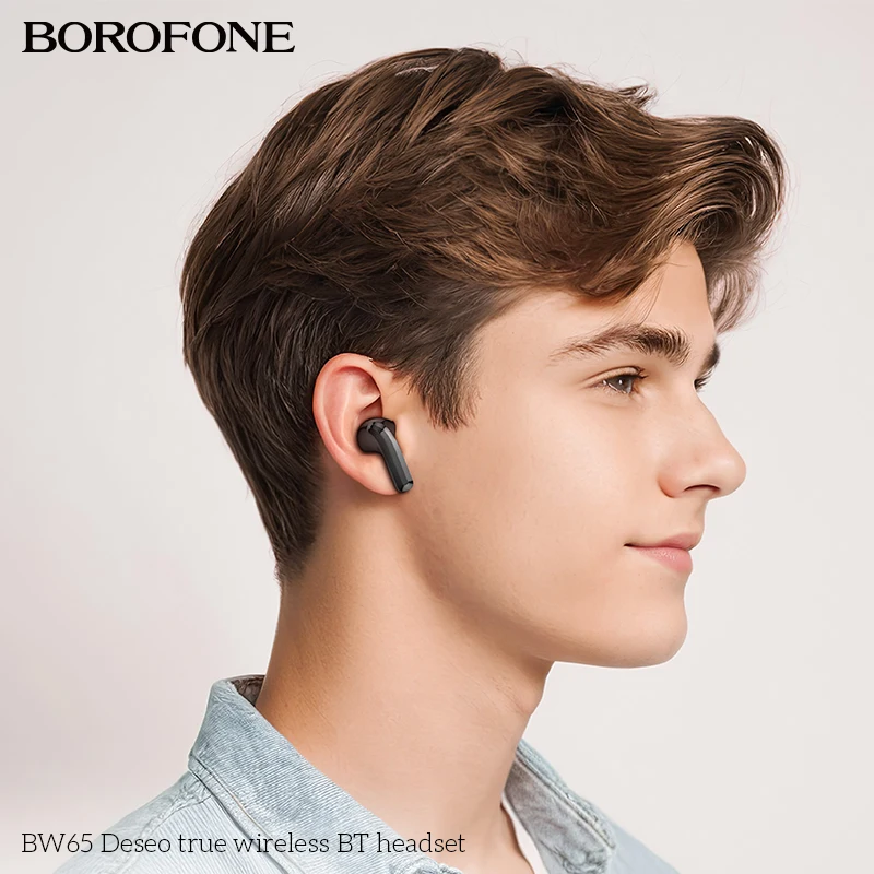 BOROFONE BW65 Wireless Earphone Bluetooth Earphones 4H Long Battery Life Waterproof True Wireless Headphone Earbuds Universal