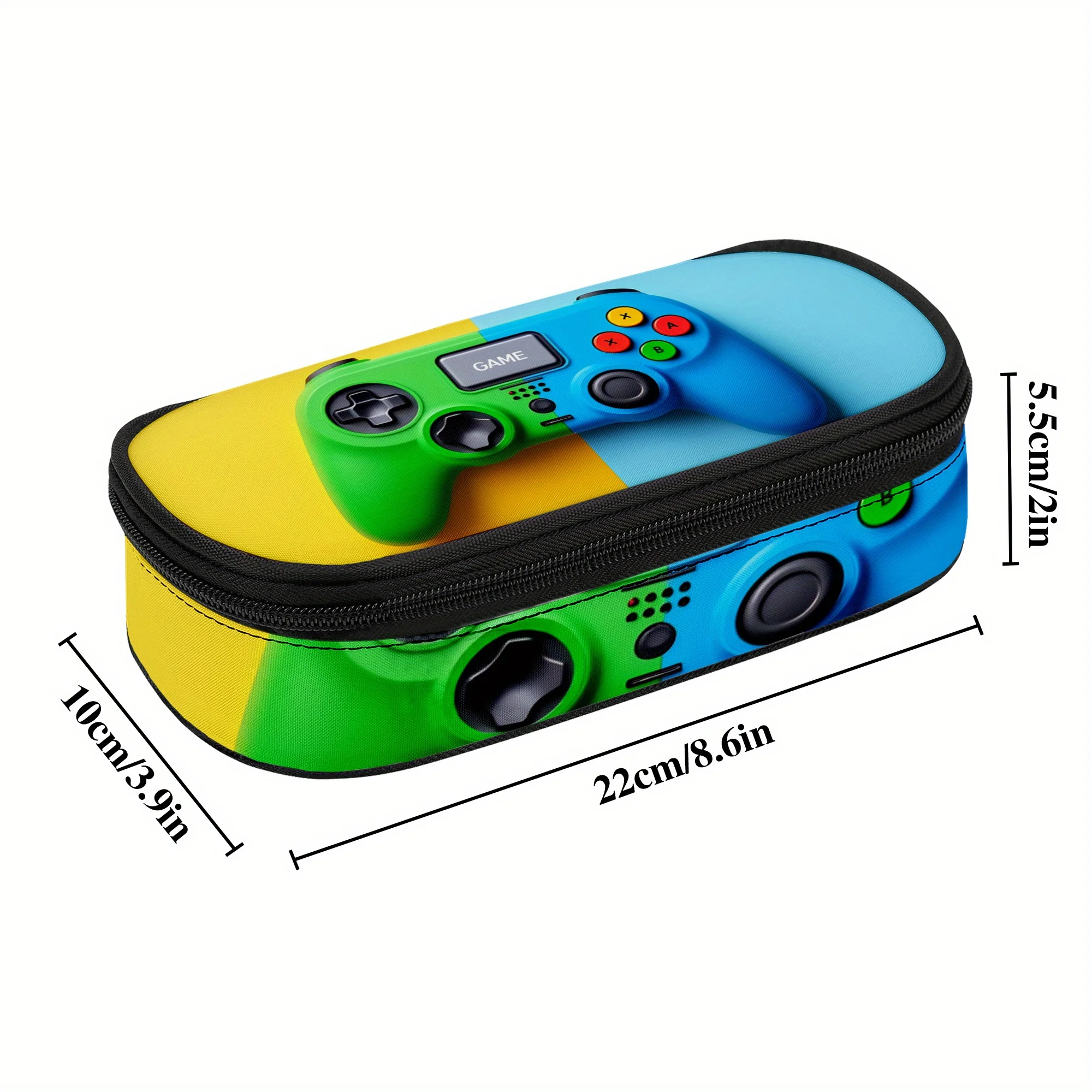 Game Controller Pencil Case A Zippered Compartment Perfect for School Supplies Travel Suitable for Both Teen Girls and Boy