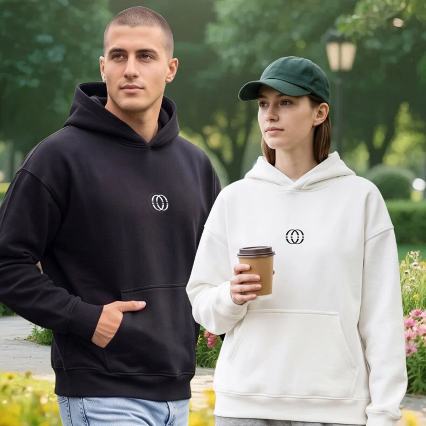 Moletom Casual com Capuz, Manga Longa, Oversized, Estilo Solto para Estudantes, Moda Streetwear para Homens e Mulheres, Camis...